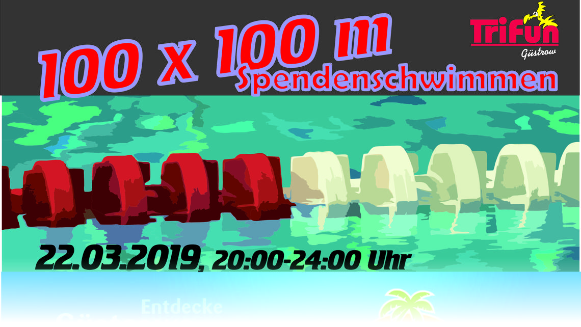100 X 100M OASE SPENDENSCHWIMMEN